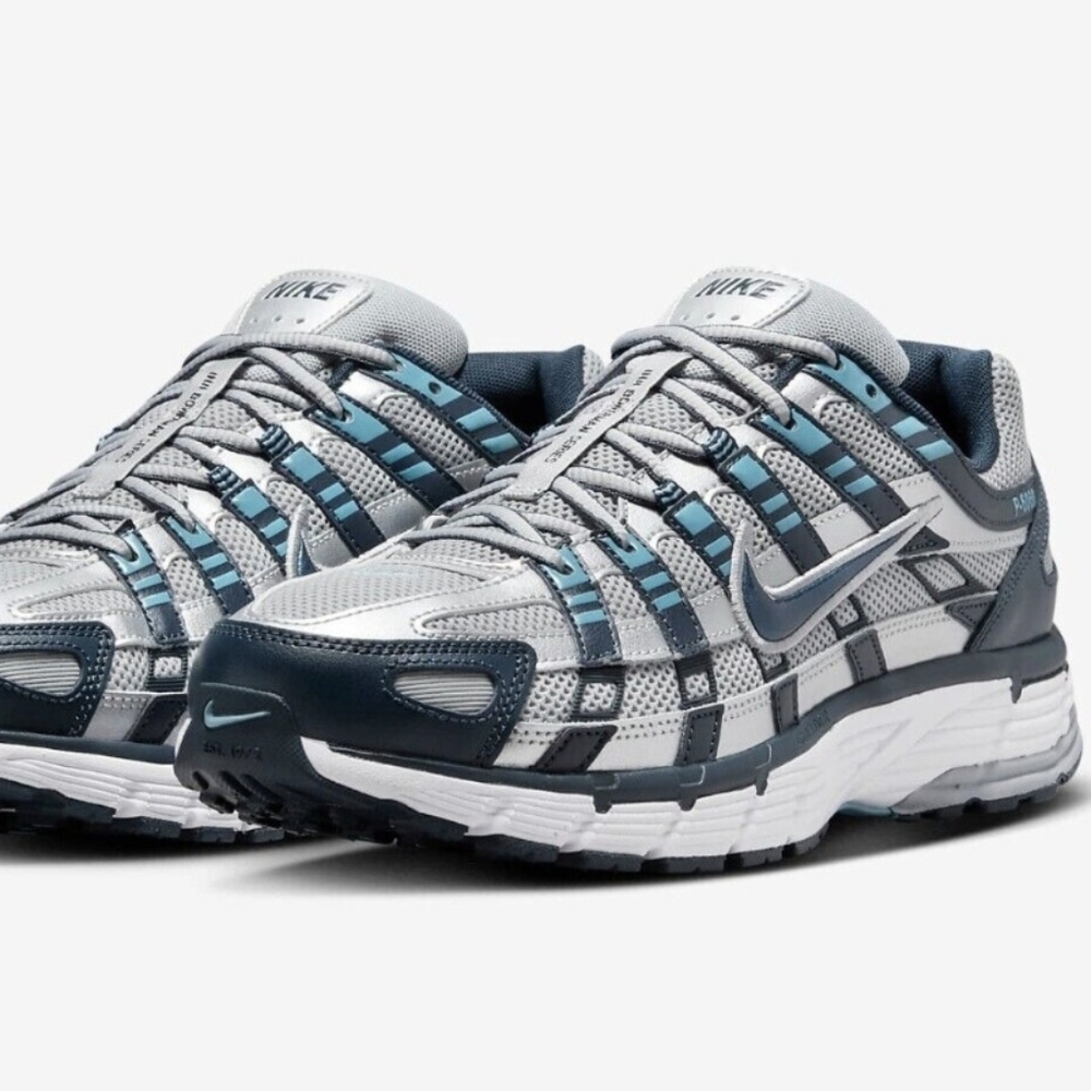 Nike P-6000 in Navy and Silver